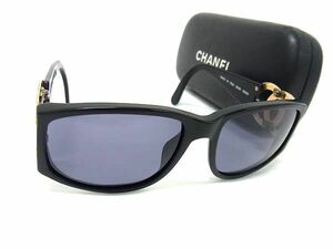 1 jpy # beautiful goods # CHANEL Chanel 02461 90405 here Mark sunglasses glasses glasses lady's black group AY4236
