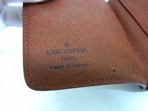 1円 ■美品■ LOUIS VUITTON ルイヴィトン M61667 モノグラム コンパクトジップ 二つ折り財布 ウォレット 小銭入れ ブラウン系 AY4768_画像6