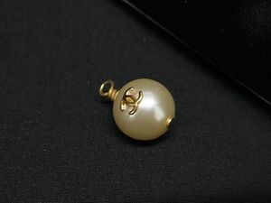 1 иен # прекрасный товар # CHANEL Chanel здесь Mark подвеска с цепью колье верх очарование женский оттенок золота AZ1467