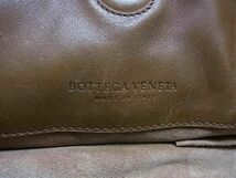 1円 BOTTEGA VENETA ボッテガヴェネタ イントレチャート レザー ハンドバッグ トートバッグ レディース ブラウン系 AY1603_画像6