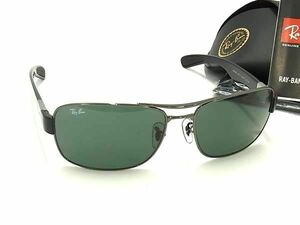 1円 ■極美品■ Ray-Ban レイバン RB3522 64□17 135 サングラス メガネ 眼鏡 レディース メンズ ブラック系 AY3868