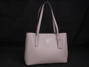 1 jpy # beautiful goods # COACH Coach F73277 Mini avenue Carry all leather 2WAY handbag tote bag shoulder gray ju series AY2361