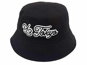 1円 ■極美品■ Y-3 ワイスリー ポリエステル クローシュ ハット 帽子 ブラック系 AZ3211
