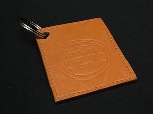 1 jpy # beautiful goods # HERMES Hermes VOITURE MACCHINA CAR leather silver metal fittings key holder bag charm orange series AZ3117