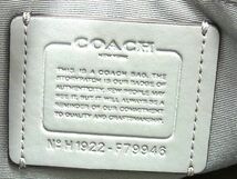 1円 ■美品■ COACH コーチ F79946 PVC 2WAY クロスボディ ショルダーバッグ ハンドバッグ 斜め掛け レディース グレー系 AW8858_画像6