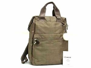 1 jpy # new goods # unused # Kanana project kana na Project nylon canvas rucksack backpack lady's gray series DA6956