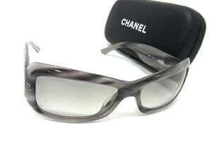 1 jpy # ultimate beautiful goods # CHANEL Chanel 5099 c.870/11 56*15 135 here Mark sunglasses glasses glasses men's lady's gray series AY3536