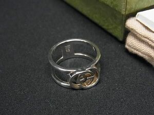 1 иен # прекрасный товар # GUCCI Gucci Inter locking G SV925 кольцо кольцо аксессуары указанный размер 13 ( примерно 11 номер ) женский оттенок серебра AY3739