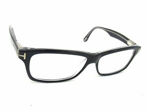 1円 ■美品■ TOM FORD トムフォード TF5146 003 54□13 145 メガネ 眼鏡 レディース メンズ ブラック系 FA5586