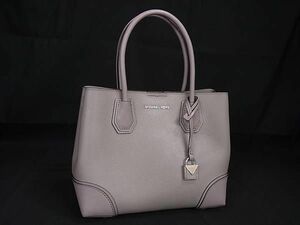 1 jpy # ultimate beautiful goods # MICHAEL KORS Michael Kors leather handbag tote bag lady's gray series AY3367