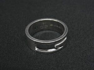 1円 GUCCI グッチ ブランデッドG SV925 リング 指輪 アクセサリー 表記サイズ 22 (約20号) レディース シルバー系 AY4024