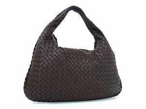 1円 BOTTEGA VENETA ボッテガヴェネタ イントレチャート レザー ワンハンドル ハンドバッグ レディース ブラウン系 BG4920