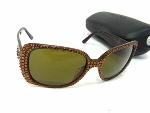 1 jpy CHANEL Chanel 5101 c.538/73 rhinestone sunglasses glasses glasses lady's brown group AY3906