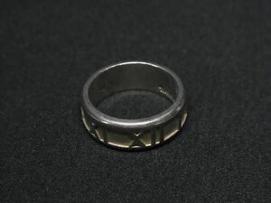 1円 TIFFANY＆Co ティファニー アトラス SV925 リング 指輪 アクセサリー 約8号 レディース シルバー系 AY4609