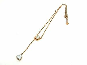 # beautiful goods # Folli Follie Folli Follie Heart rhinestone necklace pendant accessory lady's gold group DD5491