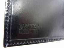 ■美品■ BALLY バリー レザー 二つ折り 財布 ウォレット 札入れ 紳士 ビジネス メンズ ブラック系 DE2117_画像4