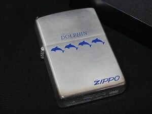 ZIPPO ジッポー 2000年製 ドルフィン イルカ 高級ライター オイルライター 喫煙グッズ 喫煙具 メンズ レディース シルバー系 DD6784