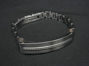 1 jpy # beautiful goods # MONT BLANC Montblanc SS bracele accessory men's lady's silver group FA7633