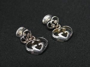 1 иен # прекрасный товар # GUCCI Gucci Rav Lee Heart SV925 серьги аксессуары женский оттенок серебра AW9038