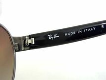 1円 ■美品■ Ray-Ban レイバン 3386 004/13 サングラス メガネ 眼鏡 レディース メンズ シルバー系×ブラック系 FA8078_画像4
