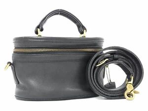 1 jpy COACH Coach 9955 Old Coach Vintage USA America made leather 2WAY handbag shoulder bag black group BG8615