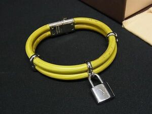 1円 LOUIS VUITTON ルイヴィトン キープイットトゥワイス カデナ ブレスレット アクセサリー イエロー系×シルバー系 AY4149