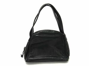 1円 ■美品■ LOEWE ロエベ アナグラム レザー ハンドバッグ トート レディース ブラック系 BL0769