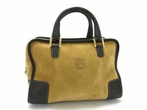 1 иен # прекрасный товар # LOEWE Loewe дыра грамм amasona28 замша × кожа ручная сумочка большая сумка женский оттенок коричневого AY4855