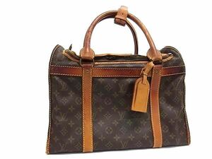 1円 LOUIS VUITTON ルイヴィトン M41824 モノグラム デミスープル40 トートバッグ ボストンバッグ 旅行かばん ブラウン系 BK2163