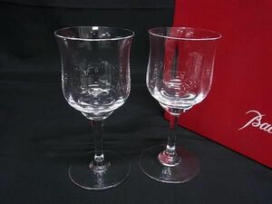 ■新品■未使用■ Baccarat バカラ カプリ クリスタルガラス ワイングラス 食器 テーブルウェア 2客セット クリア BK1471