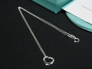 ■新品■未使用■ TIFFANY＆Co ティファニー エルサペレッティ オープンハート SV925 ネックレス アクセサリー シルバー系 FC0083