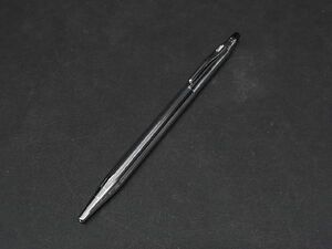 ■美品■ CROSS クロス ツイスト式 ボールペン 筆記用具 文房具 ステーショナリー メンズ レディース シルバー系 DD3276