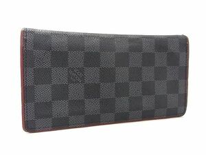 1円 LOUIS VUITTON ルイヴィトン M63254 ダミエコバルト ポルトフォイユプラザ 二つ折り 長財布 ウォレット 小銭入れ グレー系 BK1864