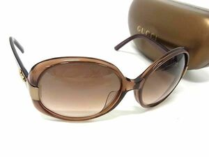 1円 ■極美品■ GUCCI グッチ GG 3112/F/S HKM02 58□17 130 サングラス メガネ 眼鏡 レディース ブラウン系 BF8076