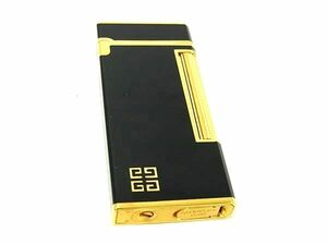 1 jpy GIVENCHYji van si. high class gas lighter roller gas lighter smoking goods smoking . black group × gold group BI2443