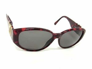 1円 ■美品■ YVESSAINTLAURENT イヴサンローラン 31-5506 サングラス メガネ 眼鏡 レディース レッド系 FC5000