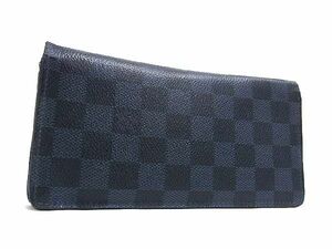 1円 LOUIS VUITTON ルイヴィトン N62665 ダミエグラフィット ポルトフォイユブラザ 二つ折り 長財布 ウォレット メンズ ブラック系 BK1842