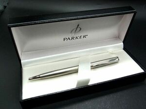 ■美品■ PARKER パーカー ツイスト式ボールペン 筆記用具 ステーショナリー メンズ レディース シルバー系 DE1132