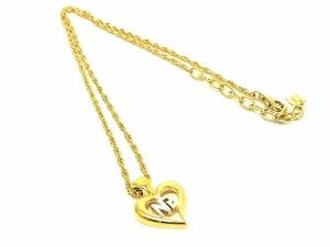 # beautiful goods # NINA RICCI Nina Ricci Spade motif necklace pendant accessory lady's gold group DD4972