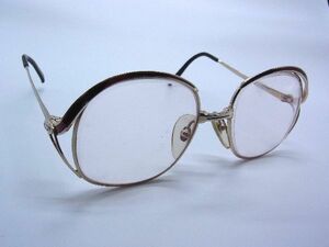 ChristianDior Christian Dior 2145 43 51*17 times entering glasses glasses lady's men's gold group DD8092