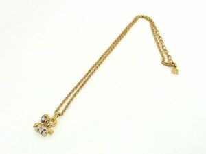 ■美品■ NINA RICCI ニナリッチ ネックレス ペンダント アクセサリー レディース ゴールド系 DD5540