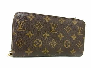 1円 LOUIS VUITTON ルイヴィトン M60017 モノグラム ジッピーウォレット ラウンドファスナー 長財布 ウォレット ブラウン系 FA8146