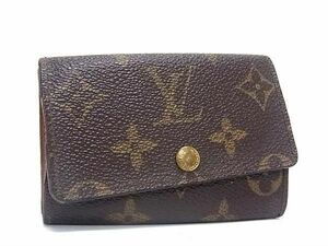 1円 LOUIS VUITTON ルイヴィトン M62630 モノグラム ミュルティクレ6 6連 キーケース 鍵入れ ブラウン系 AX7232