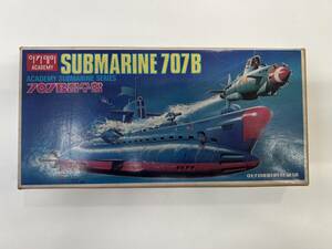 [ not yet constructed ]ACADEMY plastic model red temi-SUBMARINE 707B sub marine 707. water .[5455-4]