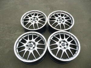 中古LEGZAS☆シュティッヒレグザスM700☆18×8J+43☆114.3-5H☆4本☆クラウン・マークX・セルシオ・カムリ・クラウンアスリート