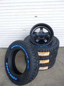 CST ZERO-1 HYPER S☆オープンカントリーR/T☆185/85R16セット☆ジムニーチューナーサイズ☆ホワイトレター☆深リム☆ゴツゴツタイヤ