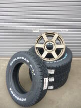 新品☆CST ZERO-1 HYPER J6☆16×5.5J+22☆139.7-5H☆ヨコハマジオランダーA/T4☆185/85R16セット☆ジムニーJB23等☆ゴツゴツタイヤ_画像1