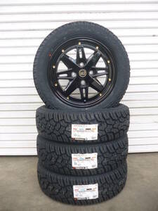 新品☆165/65R14セット☆ヨコハマジオランダーX-AT☆N-VAN・アクティ・バモス・スペーシアギア・タントファンクロス☆ゴツゴツタイヤ