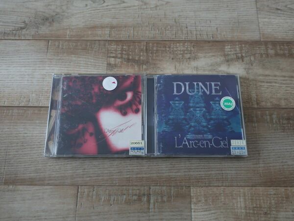 希少 L'Arc-en-Ciel 初期アルバム DUNE True ２枚セット レンタル落ち