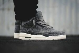 希少 NIKE AIR JORDAN3 RETRO WOOL 27.5 ナイキ エアジョーダン3 ストリート スニーカー ブランド